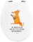 Mr. & Mrs. Panda Motiv WC Sitz Fuchs Gitarre - Geschenk, Toilette, Musik, Klodeckel, Toilettendeckel, Musiker, trällern, WC-Sitz, Sängerin,
