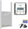Hühnerklappe Batteriebetrieb HK-BAT mit selbstverriegelnder Klappe 230x340mm + Steuerung Anlocklicht