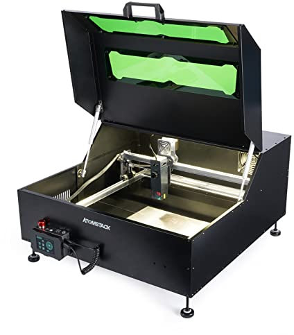 ATOMSTACK Laser Engraver Enclosure Safe Couvercle anti-poussière pour machine de découpe laser B1 Boîte de protection pour nettoyer la fumée avec système de filtration
