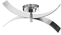 Fink Leuchter 'Divina' - Silber - Metall - Dekorativ - Kerzenhalter (28,5 x 6 x 15 cm)