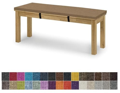 yaoumeo Bankauflage Sitzkissen,Bankkissen,80x45x5cm Gartenbank Auflage,Waschbar-Abnehmbarem,Mehrere Farbgrößen Verfügbar(Licht Braun)