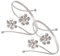 FOMIYES 2 Stücke Raffhalter Vorhang Raffhalter Krawatte Metall Blumen Gardinenhalter Gardinen Halter Fenster Vorhanghalter Gardinenhalter Schnallen Schlafzimmer Kinderzimmer Deko