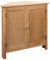 MNISDFL Wohnzimmer Kabinett Möbel für das Esszimmer Vitrinen Eckschrank 80 x 33,5 x 78 cm Massivholz Eiche