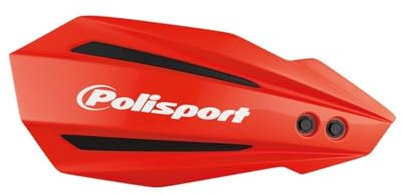 Polisport Handprotektor Mx Bullit Schützer, Rot/Weiß (Mehrfarbig), Einheitsgröße