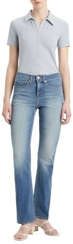Levi's Women's 315 Shaping Bootcut Jeans, Smudged Line, 31W / 34L