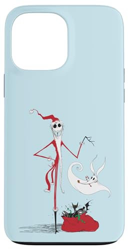 iPhone 13 Pro Max Disney Nightmare Before Christmas Holiday Jack & Zero Case