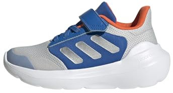 adidas TENSAUR Run 3.0 Shoes Children, Scarpe da Corsa, Grey One/Silver Met./Bright Royal, 28 EU