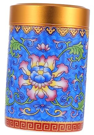 DECHOUS Teebehälter Für Losen Tee Porzellanknochen Mit Luftdicht Und Leicht Geeignet Für Reisen Und Geschäftstreffen Als Geschenk Für Teevorrat