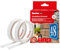 fischer - 2x Cinta de montaje adhesiva de doble cara y fuerte transparente, fácil de aplicar gracias a su revestimiento especial, fija sin taladrar espejos, cuadros, pinchos para palomas, etc (2x3 m)