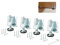DASBET M10 Heavy Duty Lifting Leveler Adjustable Furniture Levelers 4PCS Leveling Legs with Lock Nuts Furniture Leveling Feet for Tables, Shelving Units, Cabinets, Workbench