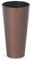 Stolmet Tall Flower Pot, Round Planter, Concrete Effect Style, Perfect for Home and Garden Decoration, Capacity of 3.3L to 64L (Corten, 27 Litres)