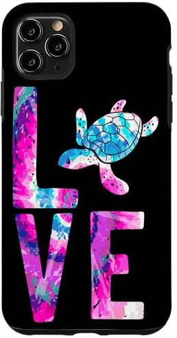 iPhone 11 Pro Max Sea Turtle Tortoise Love Case