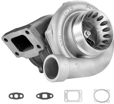 VEVOR Turbolader mit Dichtungssatz Turbolader Ersatz für Automotoren kompatibel mit 2,5 L – 6 L Hubraum, hitzebeständiger Motor-Turbolader mit K418-Legierungslaufrad