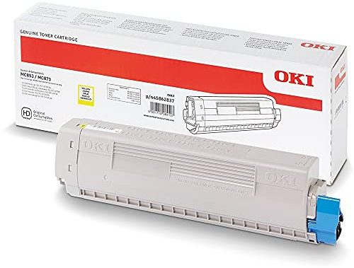 ECOPRO - Original Toner passend für OKI MC853 MC873 MC863 MC883 - Gelb - je 7.300 Seiten A4 - Code 45862837