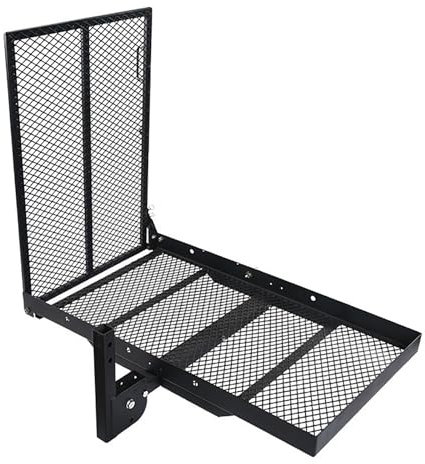 ERSINIAN Portaequipajes de Enganche para Receptor de 5 cm/2 Pulgadas, Cesta de Carga de Enganche Plegable, Capacidad de 226 kg/500 LB, portaequipajes de Montaje en Enganche