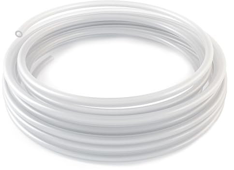 Tubo in PTFE da 2,5 mm ID × 4 mm OD, 5 metri per stampante 3D PTFE Teflon, per Bambu Lab X1/X1C/A1/A1mini/P1P/P1S/A1/A1 Mini, per Creality Ender3 V3/K1/K1 Max, per estrusore a trazione diretta (5