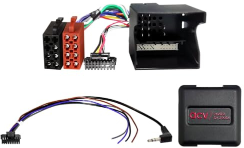 ACV Lenkradfernbedienung LFB Interface für Ford Fahrzeuge C-Max/Fiesta/Focus/Fusion/GalaxyII/Kuga/Mondeo/S-Max/Transit (40Pin Quadlock Multilead analog 42xfo002