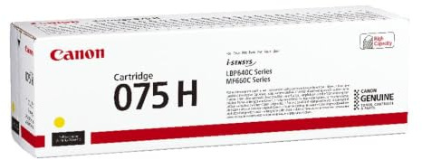 Canon 075 Cartuccia Toner 1 Pz Originale Giallo (cartridge 075 y)