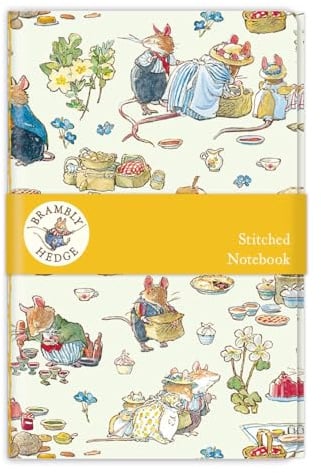 Brambly Hedge Museums & Galleries Stitched Notebook - Spring Picnic