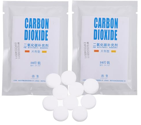SUPVOX Aquarium Co2 Tablets for Live Plants 2pcs Water Grass Nutrient Supplement Water-soluble Aquarium Carbon Dioxide Tablets for Household Fish Tank Plant Growth
