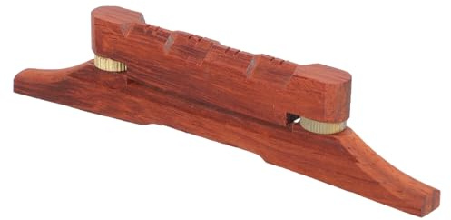 Generic Mandolin Bridge Replacement Wooden Music Instrument Accessory for Mandolin Part Simple Design Random Color