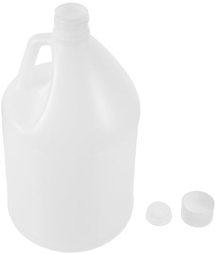 LIGHTAOTAO Botella con Cierre Hermético de 4 litros Blanco de Agua de Plástico y Tapa a Prueba de Niños con Tapa y Asa , Contenedor Portátil para Camping y Actividades al Aire Libre