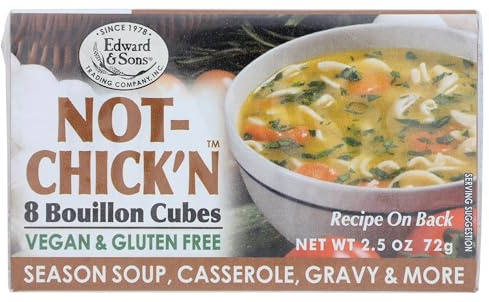 Not-Chick'n, Natural Bouillon Cubes, 8 Cubes, 9 g Each