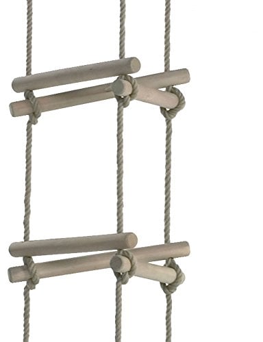 WICKEY Strickleiter 3 Seiten XXL 5 Stufen Kletterleiter