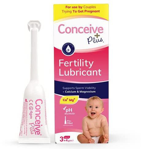 SASMAR Conceive Plus Lubrifiant de Fertilité 3 Applicateurs Pré Remplis 4 g