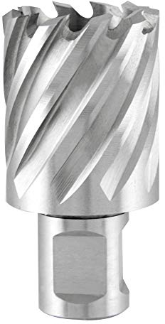 Ruko HSS SE-Co Kernbohrer mit Weldon-Schaft 3/4 Zoll CBN Erde, glänzend, Durchmesser 33 mm, Länge 63 mm, R108233E