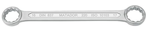 MATADOR Doppelringschlüssel, 16 x 17 mm, 0220 1617