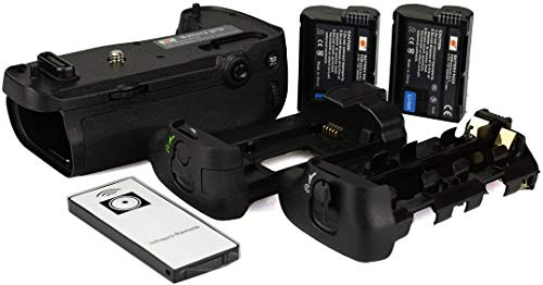 DSTE® Pro IR Remote MB-D16 Vertical Battery Grip + 2x EN-EL15 for Nikon D750 SLR Digital Camera