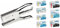 Rapid 10510602 Heftzange K1 24/6-8 50Blatt chrom mit Businessausstattung 8.000 Rapid Heftklammern (24/6 und 24/8) 7 Sorten Klammern für unterschiedlichste Anwendungen