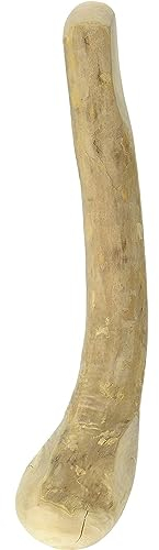 Chewies Kau-Knochen Hunde-Spielzeug aus Kaffeeholz, 100% natürliches Hundezubehör, Kauspielzeug Hund bis 10kg, Kaustab Größe S