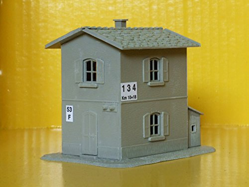 Krea Modellismo Casello Ferroviario FS Stile Italiano con Magazzino Kit Scala Ho - 1:87