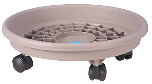 Riviera Soucoupe à roulettes Taupe 39 x 39 x 10 cm 1 ml 134178