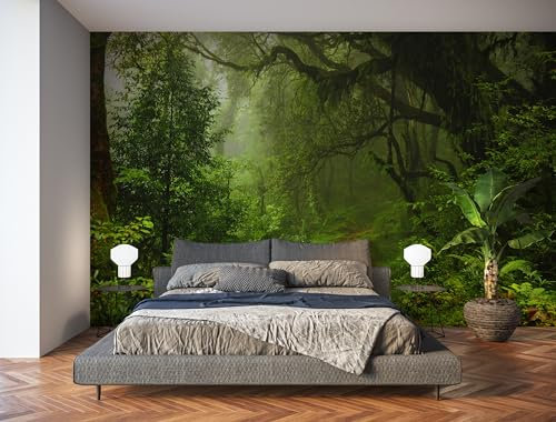 Fotomural vinilo pared Selva | Varias Medidas 200x150cm | Ideal para la decoración de comedores, salones | Motivos Paisajisticos | Urbes, Naturaleza, Arte | Multicolor | Diseño Elegante