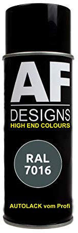 Alex Flittner Designs RAL Bombe aérosol de Peinture pour Voiture RAL7016 Gris Anthracite Brillant