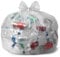 Aluf Plastics 20-30 Gallon Clear Trash Bags - (Huge 100 Pack) - 30 x 36 - 1.2 MIL- Heavy Duty Industrial Liners Clear Garbage Bags for Recycling, Contractors, Storage, Outdoor