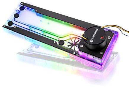 Raijintek compatible ACHERON 360 D5 EVO RBW Distro Plate - Acryl, D-RGB