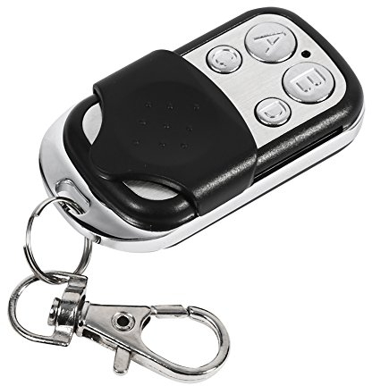 Universal Cloning Wireless Alarm Remote Control Key Fobremote Control Key Fob 433 MHz 4-Channel Wireless Remote Control Duplicator for Garage Doors Gates Blinds Works