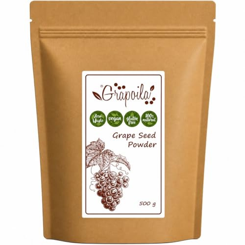 Grape Seed Powder 500g - Healthy Superfood - Natural Source of Resveratrol