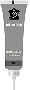 goodjinHH 01 20ml Flüssigleder, Leder Reparatur Creme Set Leder -Vinylreparaturset für Ledercouch Lederjacke Autositz Sofa Mäntel LederMöbel, Grau
