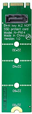 xiwai Carte mère NGFF B/M-Key M.2 vers Adaptateur d'extension SSD PCBA pour Disque Dur SATA 7pin Vertical