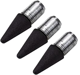 TROIKA Ersatzminen Set für den CONSTRUCTION ENDLESS Bleistift, Härtegrad: HB, aus Graphitpulver und Metall, Farbe: anthrazit, 3er Set, Größe: 15 x 5 x 5 mm, 99Z131