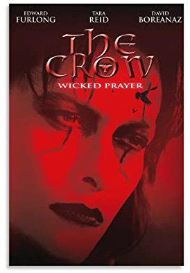 Filmposter The Crow Wicked Prayer Cover, dekoratives Gemälde, Leinwand, Wandkunst, Wohnzimmer, Poster, Schlafzimmer, Gemälde, 20 x 30 cm