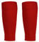 Balems Unisex Leg Sleeves Calf Guards Socks Football Shin Guards Sleeves Socks Tights Leg Warmer for Running, Cycling, Soccer, Golf, Tennis, Suitable for Calf Circumference 35-43CM Red