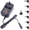 GutReise UK Universal Adapter Power Supply,220V TO 6V 9V 12V 15V 18V 24V Adjustable DC Charger Adapter Switching 41W 5V/2.1A USB Port with 6 Selectable Adapter Tips For Wifi Adapter Electronics