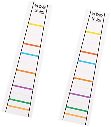 4/4 Violine Brett Aufkleber Brett Geige Lernen Hinweis Diagramm Band 2 Stück