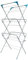 Crystals 3 Tier Foldable Clothes Airer, Folding Clothes Horse, Clothes Drying Rack, Non-Slip Feet Indoor/Outdoor, Laundry Clothes Rack, Washing Line Airer Drying Rack (Off White)